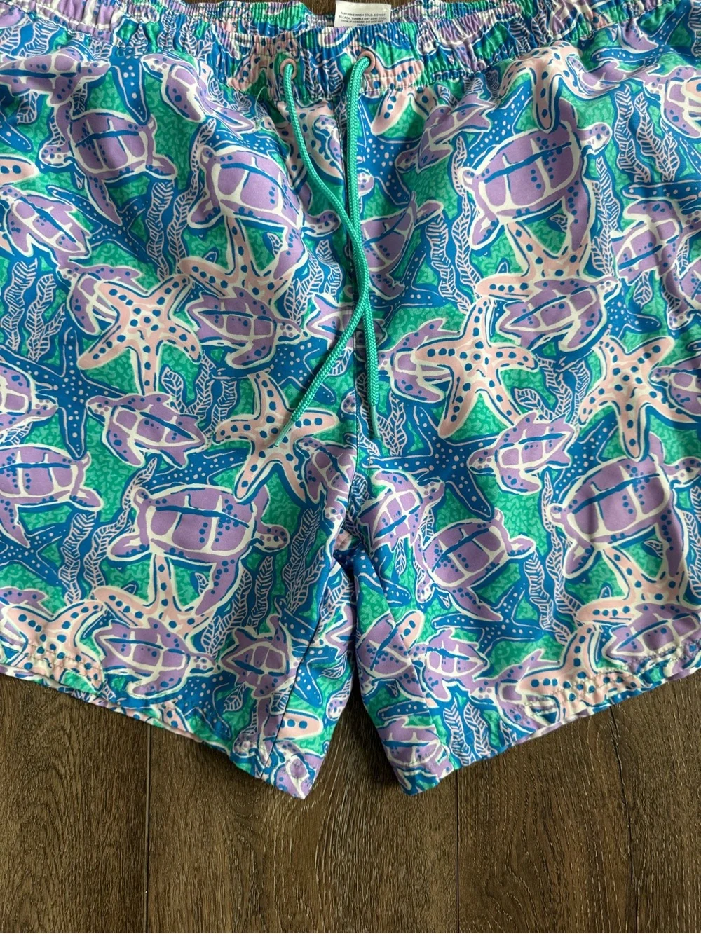 Vineyard Vines Men’s Swim Trunks — Teal, Purple, Pink